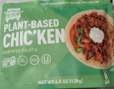 Plant-Based Chic'Ken Chopped Fajita, Chicken