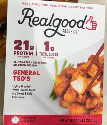 Realgood Foods Co. General Tso's, 18 Oz