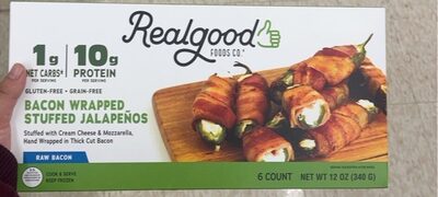 Bacon Wrapped Stuffed With Cream Cheese & Mozzarella, Hand Wrapped In Thick Cut Bacon Jalapenos, Bacon Wrapped