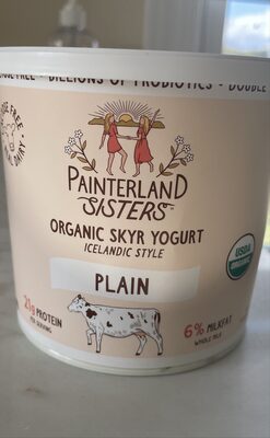 Plain Icelandic Style Organic Skyr Whole Milk Yogurt, Plain
