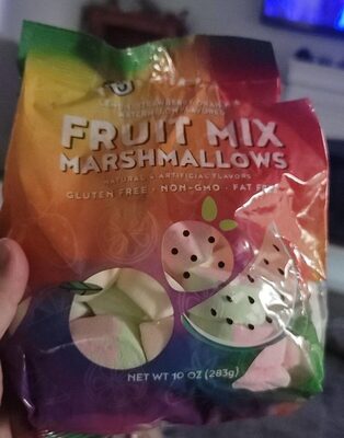 Lemon, Strawberry, Orange & Watermelon Flavored Fruit Mix Marshmallows, Lemon, Strawberry, Orange & Watermelon Flavored