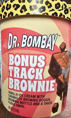 Bonus Track Brownie Ice Cream, Vanilla