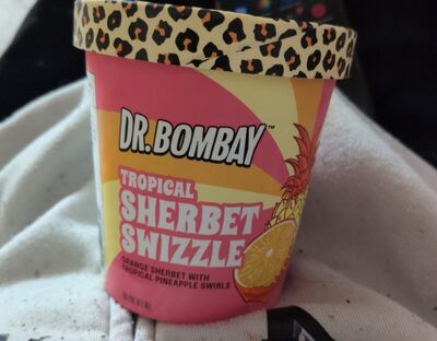 Tropical Sherbet Swizzle, Orange; Pineapple