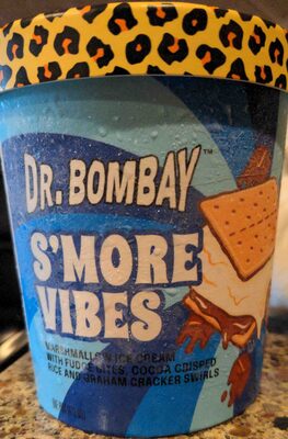 S'More Vibes Marshmallow Ice Cream With Fudge Bites, Cocoa Crisped Rice And Graham Cracker Swirls, S'More Vibes