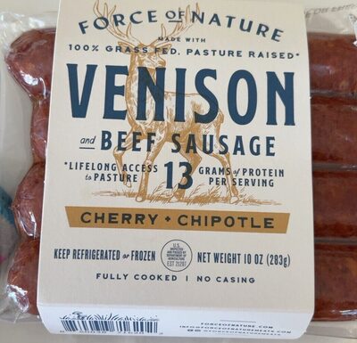 Cherry Venison And Beef Sausage, Cherry Venison