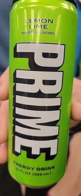Lemon Lime Energy Drink, Lemon; Lime