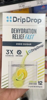 Dehydration Relief Fast Electrolyte Powder, Lemon Lime, Lemon Lime