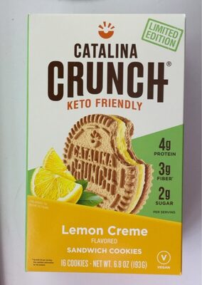 Lemon Creme Sandwich Cookies, Lemon Creme