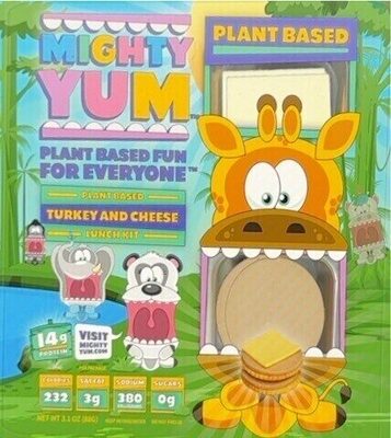 Turkey And Cheese Plant Based Lunch Kit, Turkey And Cheese