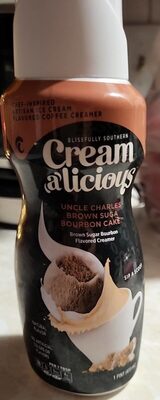 Uncle Charles Brown Suga Bourbon Cake Flavored Creamer, Uncle Charles Brown Suga Bourbon Cake