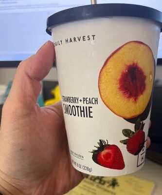 Strawberry+Peach Smoothie, Strawberry+Peach