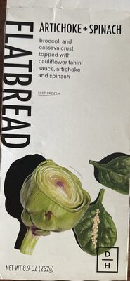 Artichoke+Spinach Flatbread, Artichoke+Spinach