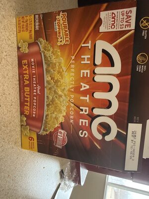 Extra Butter Movie Theatre Popcorn, Extra Butter