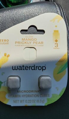 Mango Prickly Pear Microdrink Vitamin Hydration Cubes, Mango Prickly Pear