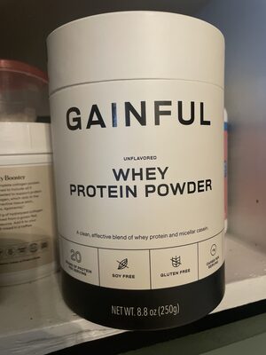 Whey Protein 20 G Powder, Unflavored, Unflavored