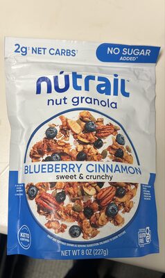 Blueberry Cinnamon Nut Granola, Blueberry; Cinnamon