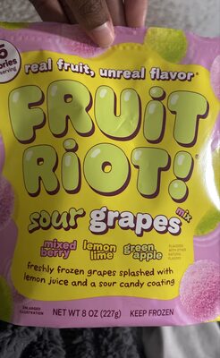 Sour Grapes Mixed Berry, Green Apple, Lemon Lime Mix, Sour Grapes