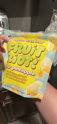 Sour Pineapple Freshly Frozen Pineapple Splashed With Lemon Juice & A Sour Candy Coating Candy, Sour Pineapple