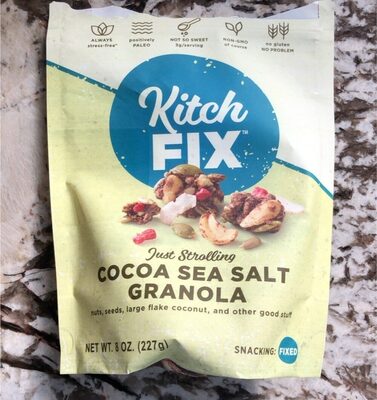 Cocoa Sea Salt Granola, Cocoa Sea Salt
