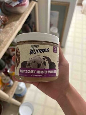 Rory's Cookie Monster Madness Cashew Butter, Rory's Cookie Monster Madness