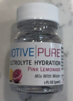 Pink Lemonade Electrolyte Hydration Mix With Water, Pink Lemonade