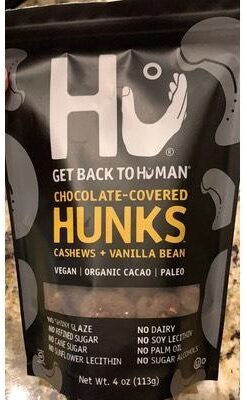 Cashews + Vanilla Bean Chocolate-Covered Hunks, Cashews + Vanilla Bean