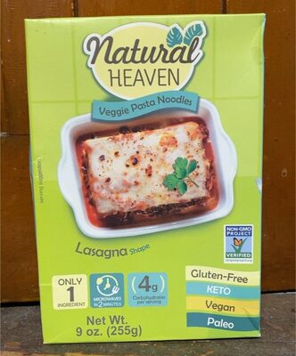 Veggie Pasta Noodles, Lasagna