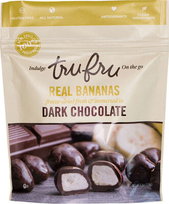 Dark Chocolate Nature's Bananas Hyper-Dried Fresh In Dark Chocolate, Dark Chocolate