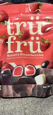 Nature's Strawberries Hyper-Dried Fresh In Dark Chocolate, Dark Chocolate