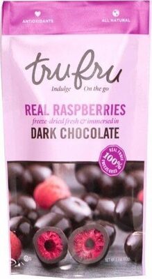 Dark Chocolate 54% Cacao Nature's Raspberries Hyper-Dried Fresh In Dark Chocolate, Dark Chocolate