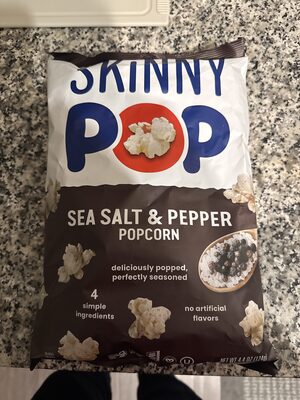 Sea Salt & Pepper Popcorn, Sea Salt & Pepper