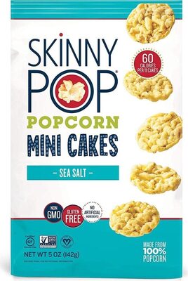 Sea Salt Popcorn Mini Cakes, Sea Salt