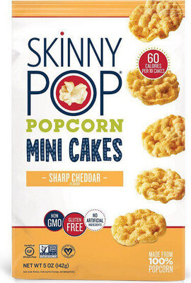 Sharp Cheddar Popcorn Mini Cakes, Sharp Cheddar