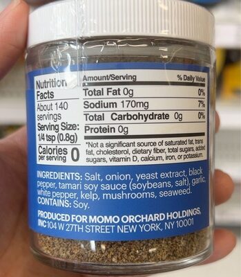 Savory Seasoned Salt, Savory Seasoned