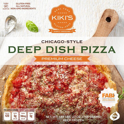 Chicago-Style Three Cheese Deep Dish Pizza, Chicago-Style Three Cheese