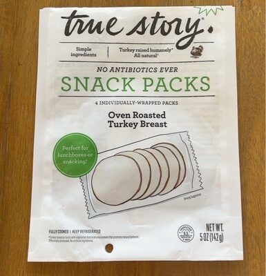 Oven Roasted Turkey Breast Snack Packs, Oven Roasted