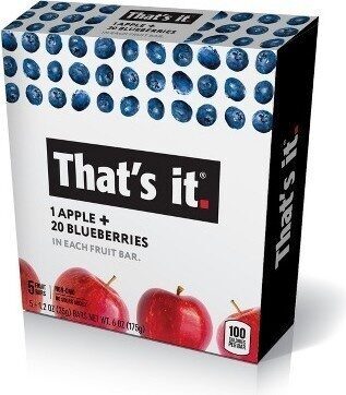 Fruit Bars, Apple + Blueberries