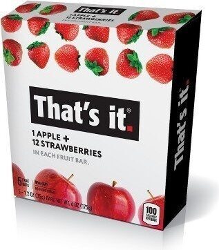 Fruit Bar, Apple Strawberries