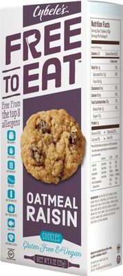 Oatmeal Raisin Gluten-Free & Vegan Superb Cookies, Oatmeal Raisin