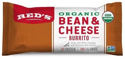 Bean, Rice & Cheddar Organic Burrito, Bean, Rice & Cheddar