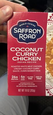 Coconut Curry Chicken With Basmati Rice Tender White Meat Chicken In A Warmly Spiced Curry Of Coconut Milk And Yogurt, Coconut Curry Chicken