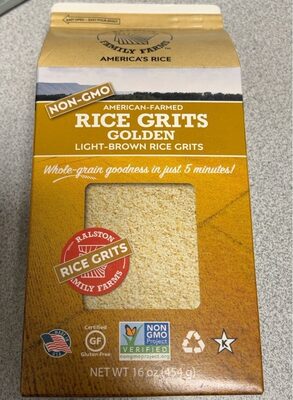 Golden Light-Brown Rice Grits, Golden Light-Brown