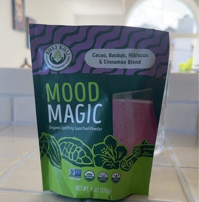 Cacao, Baobab, Hibiscus & Cinnamon Blend Mood Magic Organic Uplifting Superfood Powder, Cacao, Baobab, Hibiscus & Cinnamon