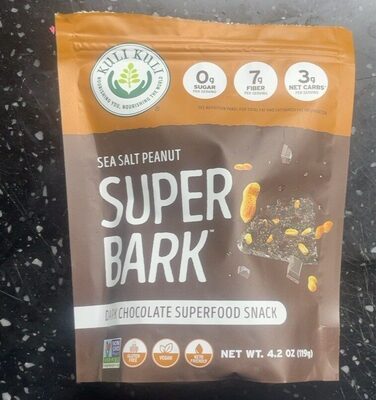 Sea Salt Peanut Dark Chocolate Superfood Snack, Sea Salt; Peanut
