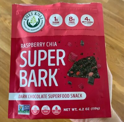 Raspberry Chia Dark Chocolate Superfood Snack, Raspberry Chia