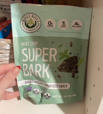 Mint Chip Dark Chocolate Superfood Snack, Mint Chip