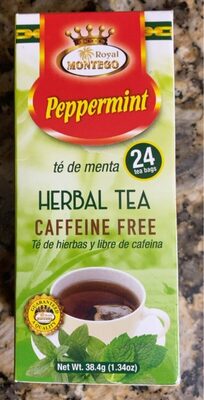 Peppermint Caffeine Free Herbal Tea Bags, Peppermint