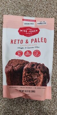 Chocolate Keto & Paleo Muffin & Cupcake Mix, Chocolate