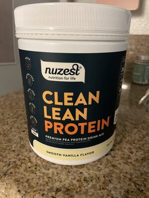 Smooth Vanilla Clean Lean Protein Premium European Golden Pea Protein, Smooth Vanilla