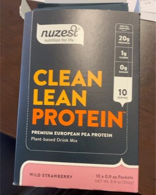 Smooth Vanilla Flavor Clean Lean Premium Pea Protein Drink Mix, Smooth Vanilla